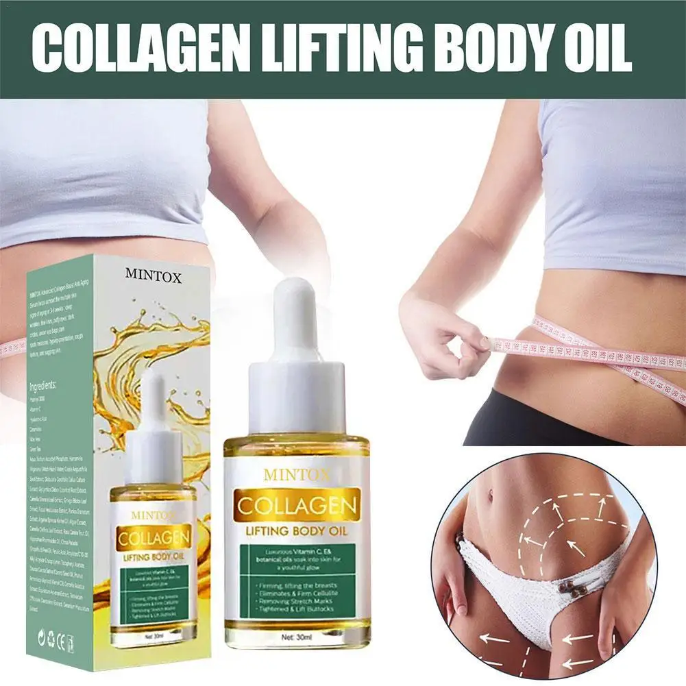 30ml Collagen Essential oil Massage Slimming Oil Body Skin Lifting Pure Plant Extracts Organic Body Massage Care Oil Skin Care
30ml Collagen Essential oil Massage Slimming Oil Body Skin Lifting Pure Plant Extracts Organic Body Massage Care Oil Skin Care