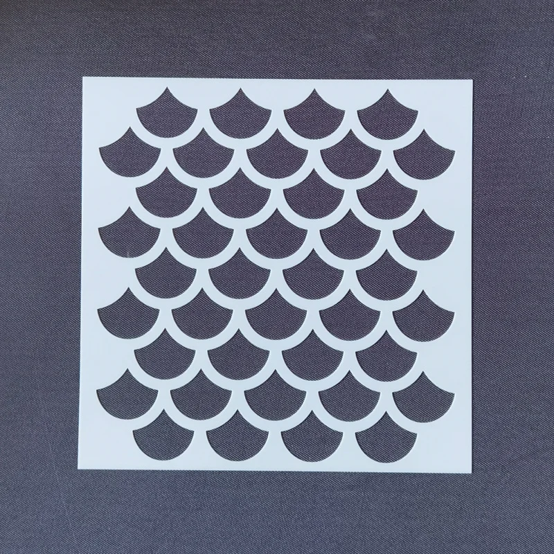 15*15 Scale Layering Stencils for Diy scrapbook/photo album Decorative Embossing spray painting tool graffiti hand home decor
15*15 Scale Layering Stencils for Diy scrapbook/photo album Decorative Embossing spray painting tool graffiti hand home decor