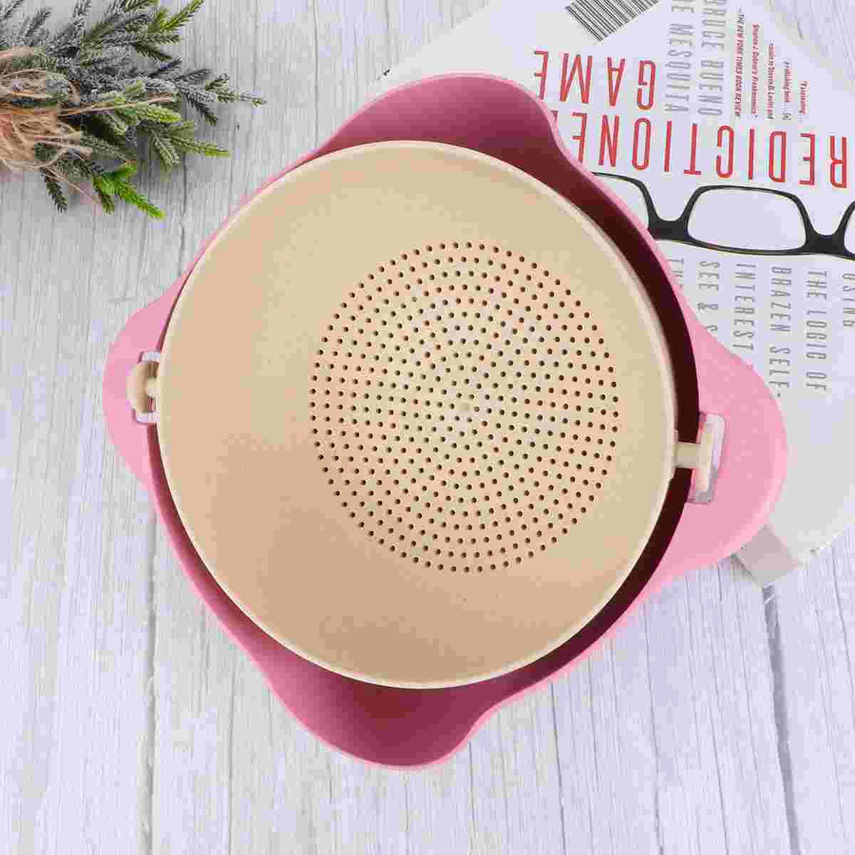 Bowl Strainer Colander Washing Vegetable Fruit Basket Drain Kitchen Sink Layer Draining Dualrice Rotating Rotatable Pasta Berry
Bowl Strainer Colander Washing Vegetable Fruit Basket Drain Kitchen Sink Layer Draining Dualrice Rotating Rotatable Pasta Berry