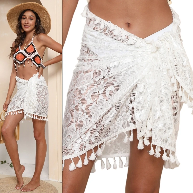 Sheer Sarong-Coverups for Women Bathing Suit Swimsuit Wrap Skirt Beach-Bikini Cover-Ups Swimwear
Sheer Sarong-Coverups for Women Bathing Suit Swimsuit Wrap Skirt Beach-Bikini Cover-Ups Swimwear