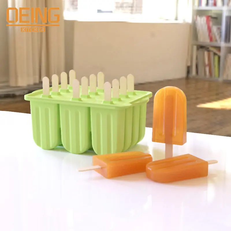 Food Grade Popsicle Silicone Molds 4/10 Cavity Homemade Kitchen Ice Cream Silicone BPA Free Frozen Ice Pop Cream Maker
Food Grade Popsicle Silicone Molds 4/10 Cavity Homemade Kitchen Ice Cream Silicone BPA Free Frozen Ice Pop Cream Maker
