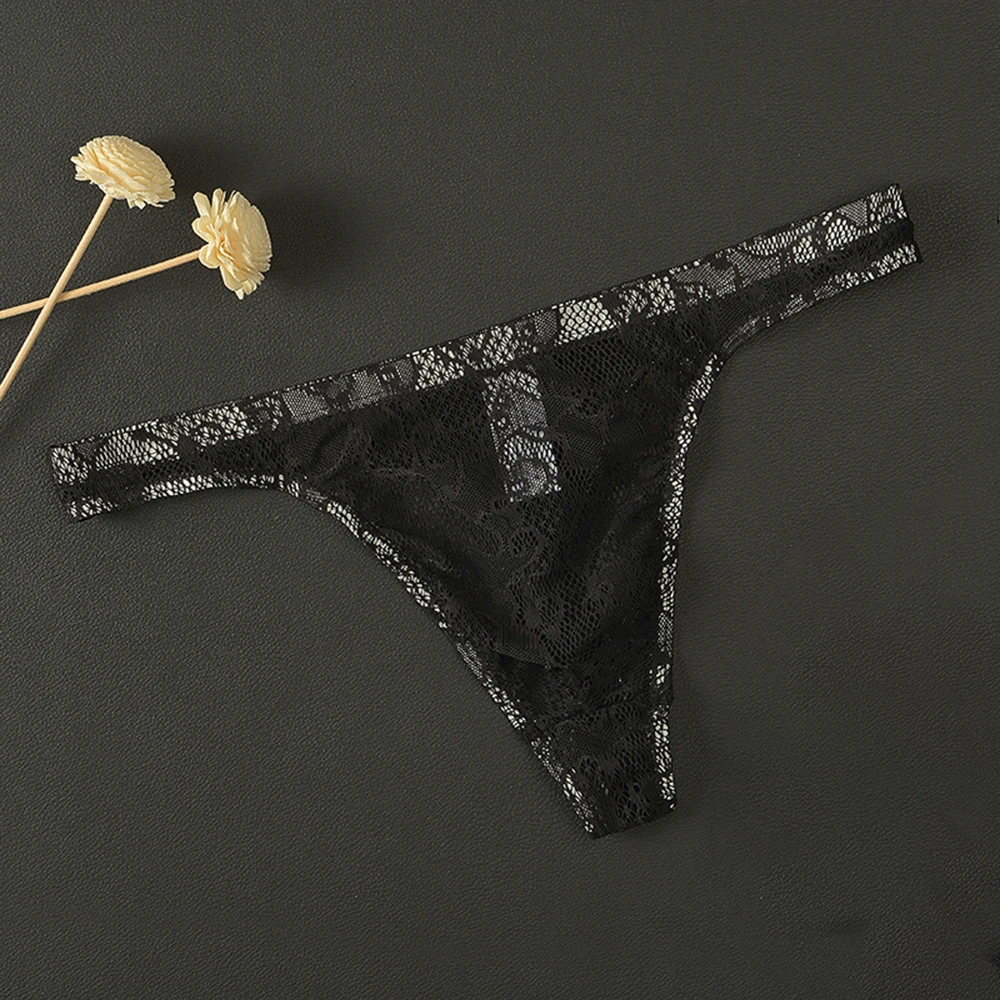 Lace Mens Mesh See-through Bikini Pouch G-String Panties G-string Low Rise Comfortable Briefs Underwear T-back Thong Lingerie
Lace Mens Mesh See-through Bikini Pouch G-String Panties G-string Low Rise Comfortable Briefs Underwear T-back Thong Lingerie