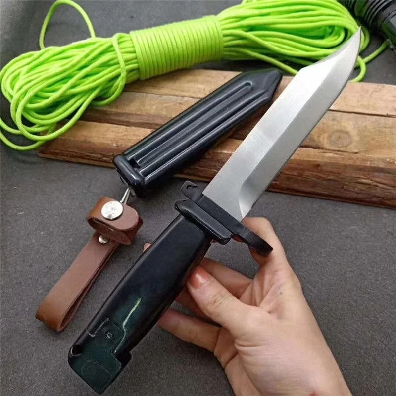 High Hardness 7CR17mov ABS Handle Fixed Blade Knives Camping Military Defense Self-defense Straight Knife with Scabbard
High Hardness 7CR17mov ABS Handle Fixed Blade Knives Camping Military Defense Self-defense Straight Knife with Scabbard