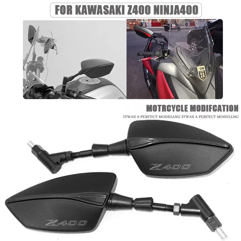 For Kawasaki Z400 Z 400 Ninja400 Motorcycle Rearview Mirror Scooter Rearview Mirrors Back Side Mirror 8mm 10mm
For Kawasaki Z400 Z 400 Ninja400 Motorcycle Rearview Mirror Scooter Rearview Mirrors Back Side Mirror 8mm 10mm