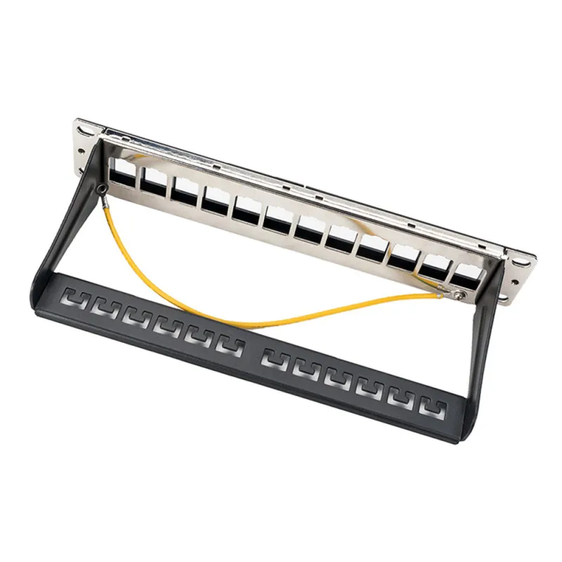 10" 12-Port Blank Patch Panel Rack Mount Incl Cable Bar Keystone Jack Cat5e Cat6 RJ45 Ethernet Coupler Modules internet Splitter
10" 12-Port Blank Patch Panel Rack Mount Incl Cable Bar Keystone Jack Cat5e Cat6 RJ45 Ethernet Coupler Modules internet Splitter