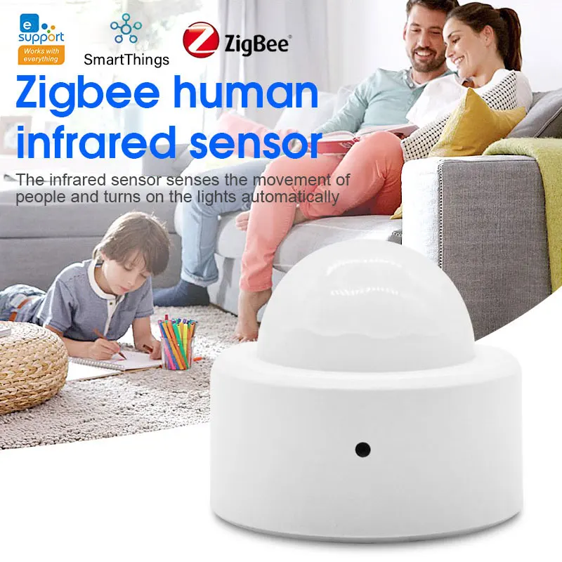 Датчик человеческого тела, управление через приложение Zigbee3.0, беспроводной мини-шлюз Zigbee, умный датчик движения Pir, домашняя система безопасности
Датчик человеческого тела, управление через приложение Zigbee3.0, беспроводной мини-шлюз Zigbee, умный датчик движения Pir, домашняя система безопасности