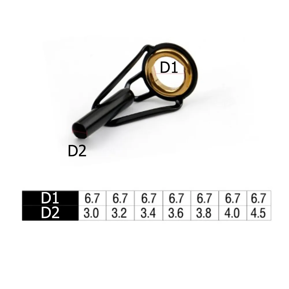 1pc Fishing Rod Guides Hot Sale Rod Tip Top Guide Ring For Fishing Rods Repair Building Pole Eye Line Rings Tool Parts
1pc Fishing Rod Guides Hot Sale Rod Tip Top Guide Ring For Fishing Rods Repair Building Pole Eye Line Rings Tool Parts