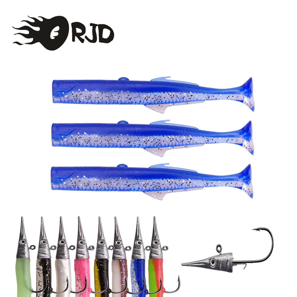 ORJD Black Minnow Fishing Soft T Tail Bait Sinking Wobblers Lead Head Swimbait with Hooks Pesca Artificial Silicon Fishing Lure
ORJD Black Minnow Fishing Soft T Tail Bait Sinking Wobblers Lead Head Swimbait with Hooks Pesca Artificial Silicon Fishing Lure
