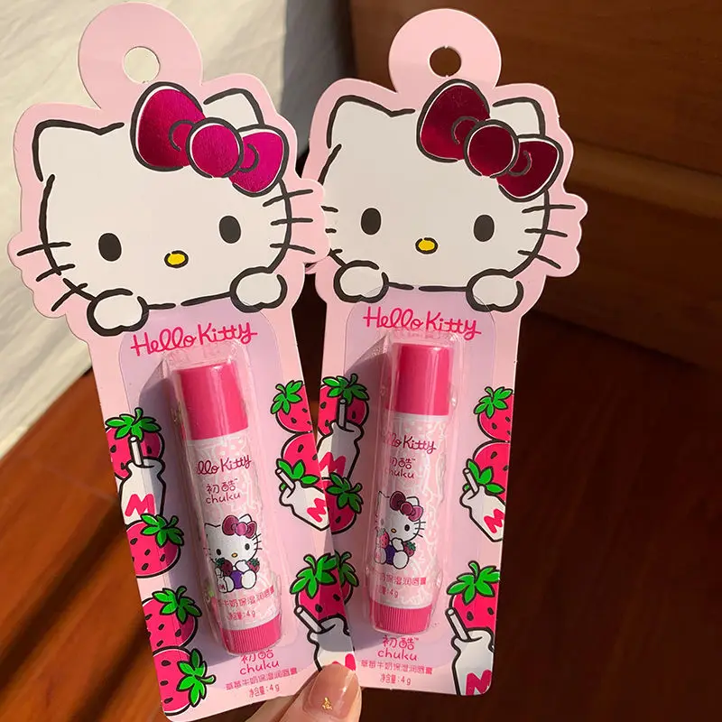 Милый бальзам для губ Sanrio HellowKittys мультяшный красивый бальзам для губ увлажняющий клубничный молочный аромат подарок для девочек
Милый бальзам для губ Sanrio HellowKittys мультяшный красивый бальзам для губ увлажняющий клубничный молочный аромат подарок для девочек