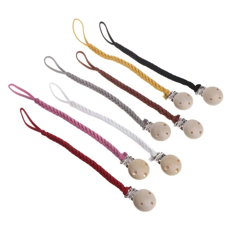 New Braided Pacifier Holders 7 Colors Soothie Teethers Attachment Clip and Loop
New Braided Pacifier Holders 7 Colors Soothie Teethers Attachment Clip and Loop