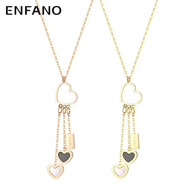 Enfano Popular Lucky Love Heart Necklace Sweet Cute Heart Pendant Couple Ornament
Enfano Popular Lucky Love Heart Necklace Sweet Cute Heart Pendant Couple Ornament