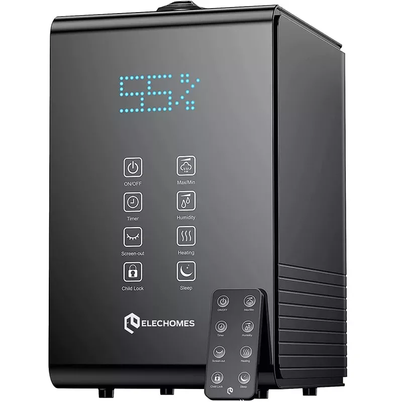 NEW2023 Elechomes SH8820 Humidifier, 5.5L Top Fill Warm and Cool Mist Humidifier, 20db Ultra Quiet, LED Display, 600ml/h Max Hum
NEW2023 Elechomes SH8820 Humidifier, 5.5L Top Fill Warm and Cool Mist Humidifier, 20db Ultra Quiet, LED Display, 600ml/h Max Hum