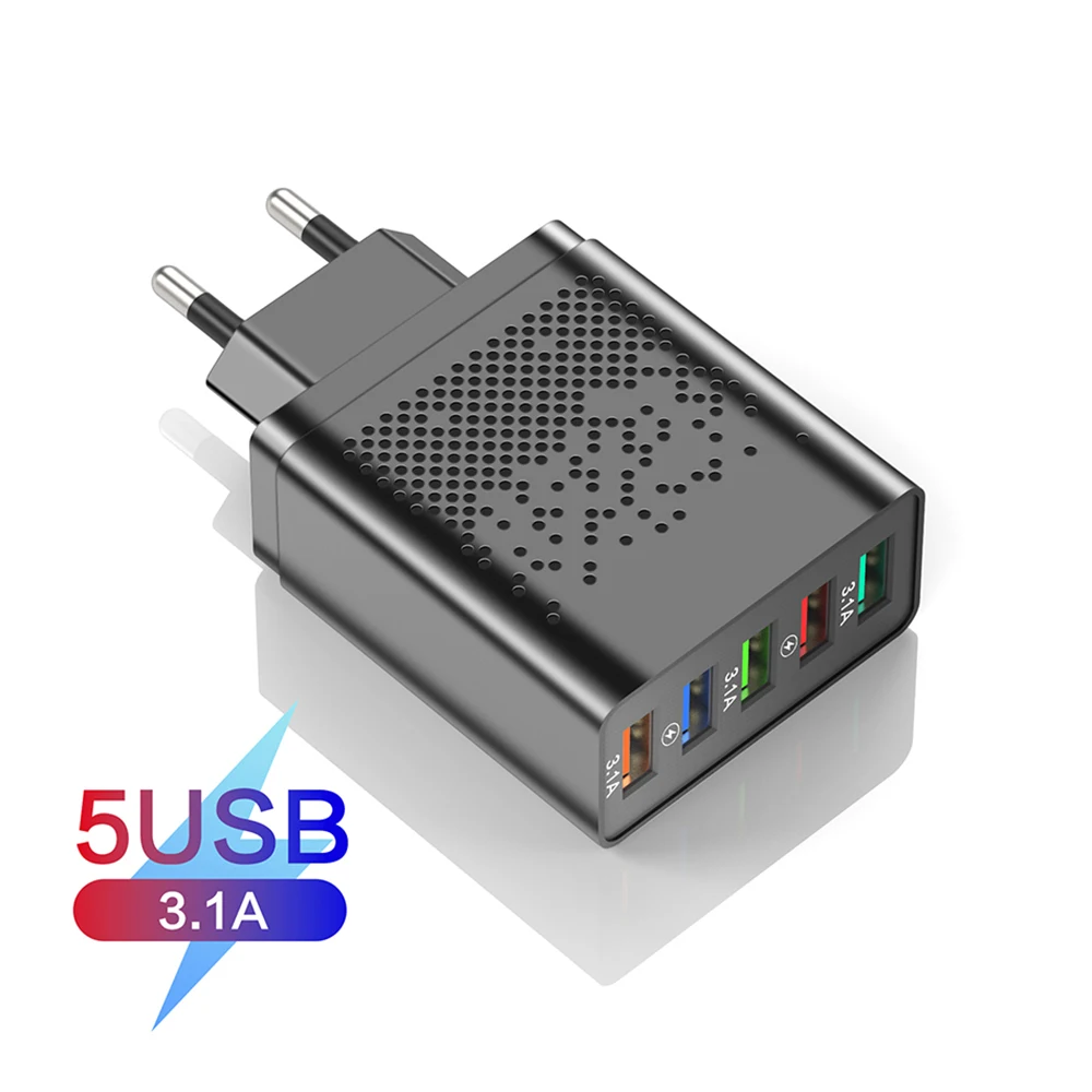 USB Charger Quick Charge 3.0 Mobile Phone Adapter for iPhone 12 Pro Samsung Xiaomi Portable Wall Chargers Fast Charging Charger
USB Charger Quick Charge 3.0 Mobile Phone Adapter for iPhone 12 Pro Samsung Xiaomi Portable Wall Chargers Fast Charging Charger