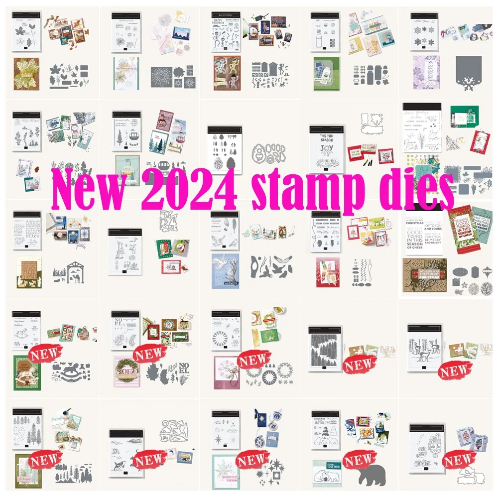 New Mini Gatalog Stampin Merry Christmas Dies 2024 Stamps And Dies For Diy Card Decorative Scrapbook Craft Embossing Molds UP
New Mini Gatalog Stampin Merry Christmas Dies 2024 Stamps And Dies For Diy Card Decorative Scrapbook Craft Embossing Molds UP