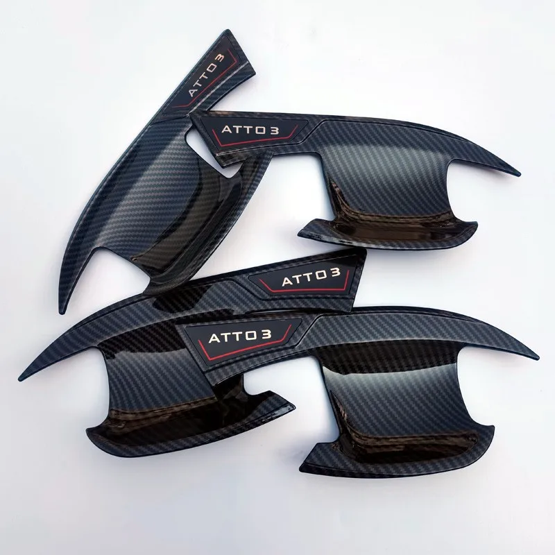 For BYD Atto3 Atto 3 2022 2021 Car Accessories ABS Carbon Fiber Style Door Handle Bowl Cover Trim Protective Cover Stickers
For BYD Atto3 Atto 3 2022 2021 Car Accessories ABS Carbon Fiber Style Door Handle Bowl Cover Trim Protective Cover Stickers