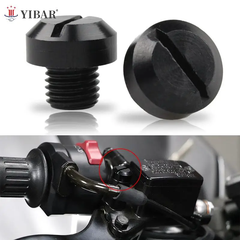 2Pcs Anti-Rust Motorcycle CNC Aluminum M10 x 1.25 Rear view Mirror Hole Plugs Screws Rearview Mirror Holder
2Pcs Anti-Rust Motorcycle CNC Aluminum M10 x 1.25 Rear view Mirror Hole Plugs Screws Rearview Mirror Holder