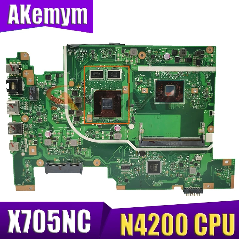 Материнская плата Akemy X705NC Материнская плата ASUS X705NC X705N N705N N705NC для ноутбука 100% Test OK N4200 CPU GT810M
Материнская плата Akemy X705NC Материнская плата ASUS X705NC X705N N705N N705NC для ноутбука 100% Test OK N4200 CPU GT810M