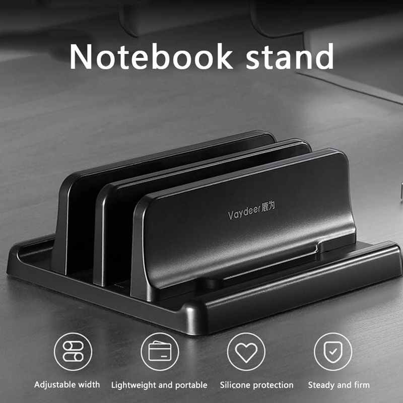 Universal Plastic Vertical Laptop Stand Holder Adjustable Desktop Notebook Dock Space-Saving 3 In 1
Universal Plastic Vertical Laptop Stand Holder Adjustable Desktop Notebook Dock Space-Saving 3 In 1