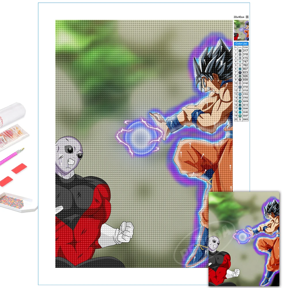 Dragon Ball Son Goku Full Square Drill Paintings Classic Anime 5D Diamond Embroidery Kits Home Decor Jiren Diy Cross Stitch Gift
Dragon Ball Son Goku Full Square Drill Paintings Classic Anime 5D Diamond Embroidery Kits Home Decor Jiren Diy Cross Stitch Gift