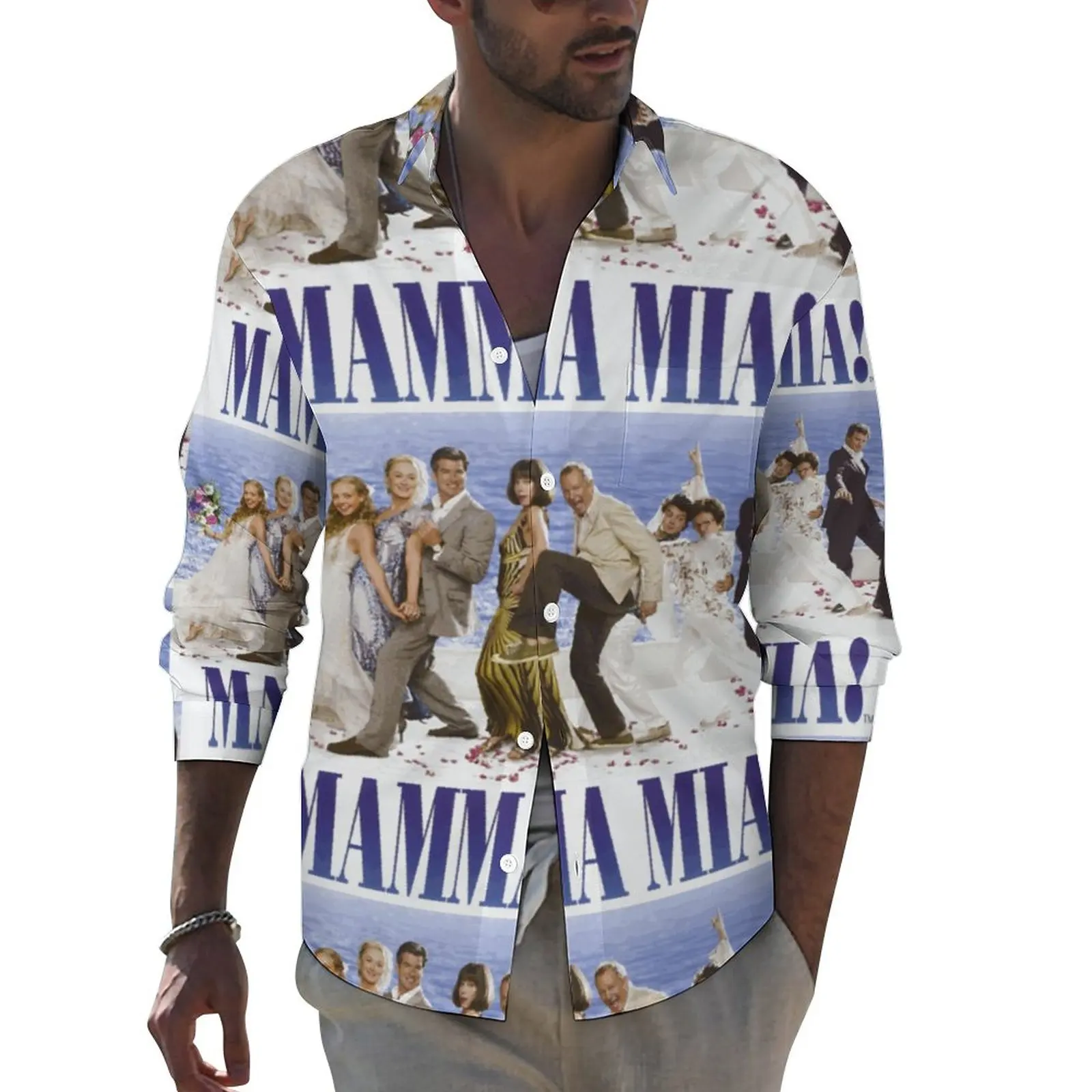 Рубашка с капюшоном мама Mia, повседневные рубашки с длинным рукавом, блузки в уличном стиле на заказ, весенний винтажный Топ оверсайз 
Рубашка с капюшоном мама Mia, повседневные рубашки с длинным рукавом, блузки в уличном стиле на заказ, весенний винтажный Топ оверсайз