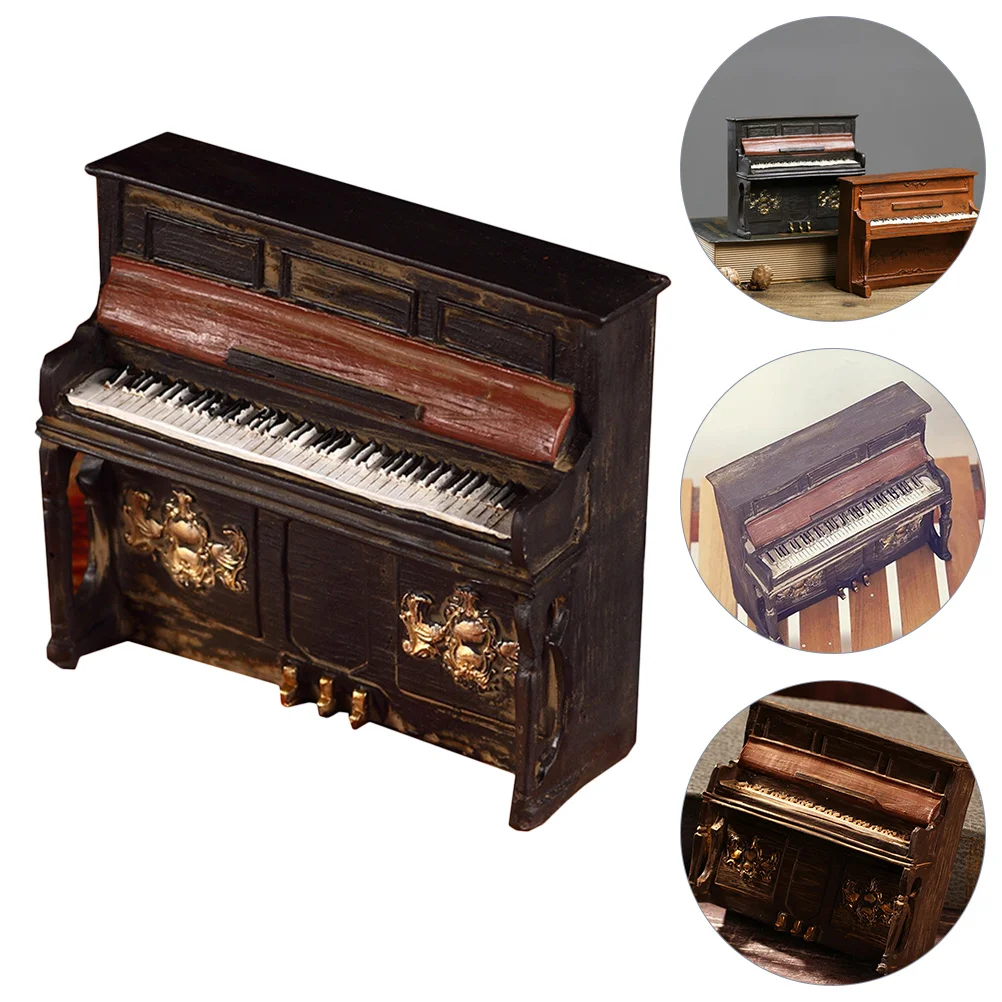 Piano Miniature Musical Model Instrument Statue Miniresin Old Decorativekids Style Mold Instruments Sculpture Retro Figure
Piano Miniature Musical Model Instrument Statue Miniresin Old Decorativekids Style Mold Instruments Sculpture Retro Figure
