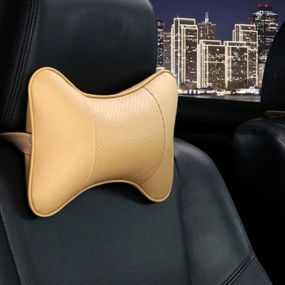 

Fashion Cotton Safety Bone Cushion Pad Car Seat Headrest Restraint Head Neck Rest Pillow