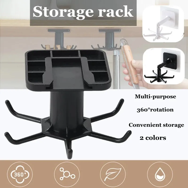 Kitchen Bathroom 360-degree 2 Styles Rotatable Wall Hook Hanging Type Punch-free Storage Self-adhesive Cabinet Dual-use Hook
Kitchen Bathroom 360-degree 2 Styles Rotatable Wall Hook Hanging Type Punch-free Storage Self-adhesive Cabinet Dual-use Hook