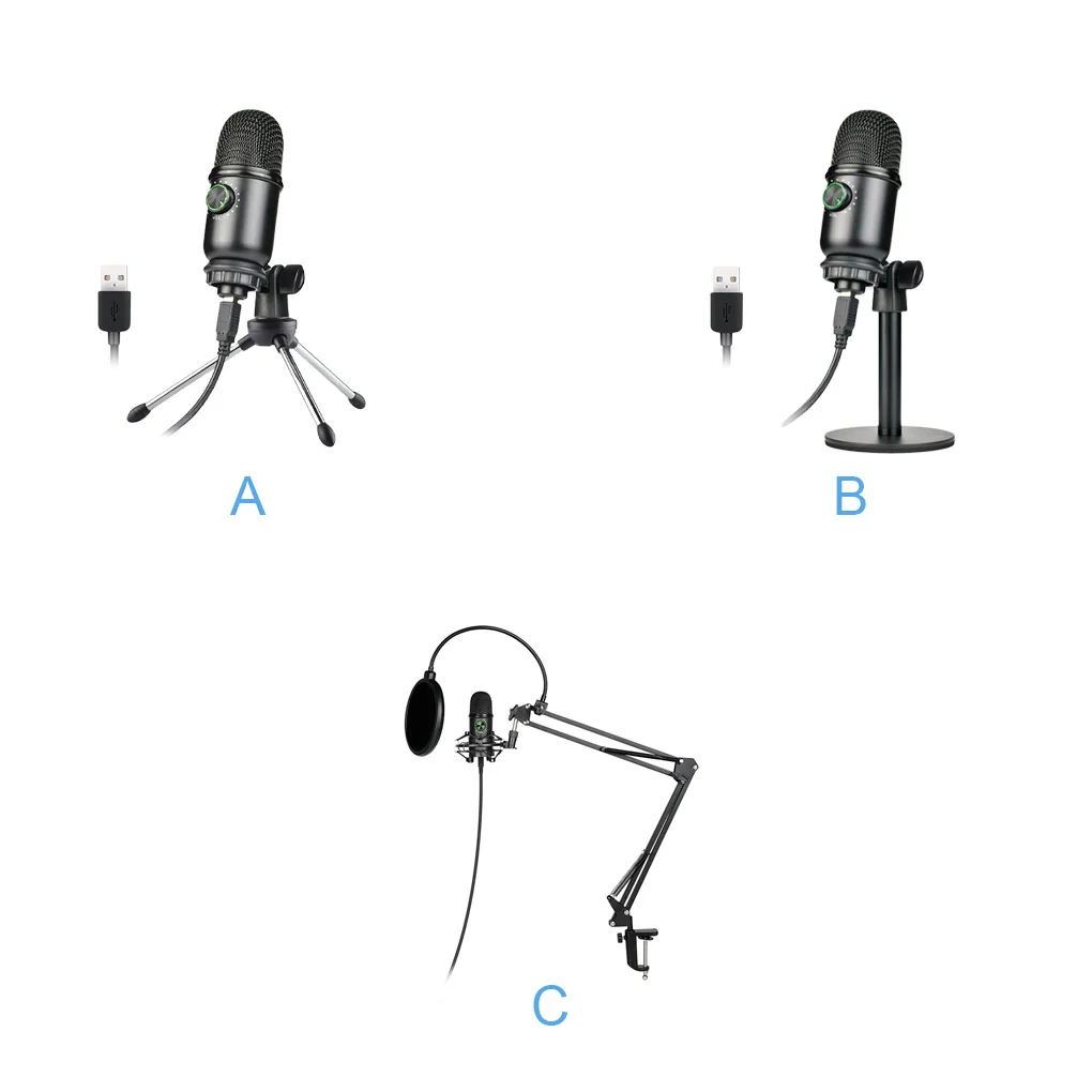 Wired Condenser Microphone Live Streaming Online Course Mic Recording Device Desktop PC Accessories Disc Bracket Set
Wired Condenser Microphone Live Streaming Online Course Mic Recording Device Desktop PC Accessories Disc Bracket Set