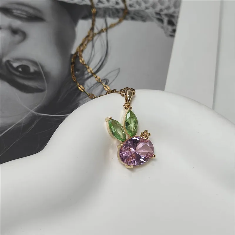 Cute Rabbit Zircon Necklace Women Zircon High Grade Light Luxury Girlfriend Gift Jewelry
Cute Rabbit Zircon Necklace Women Zircon High Grade Light Luxury Girlfriend Gift Jewelry