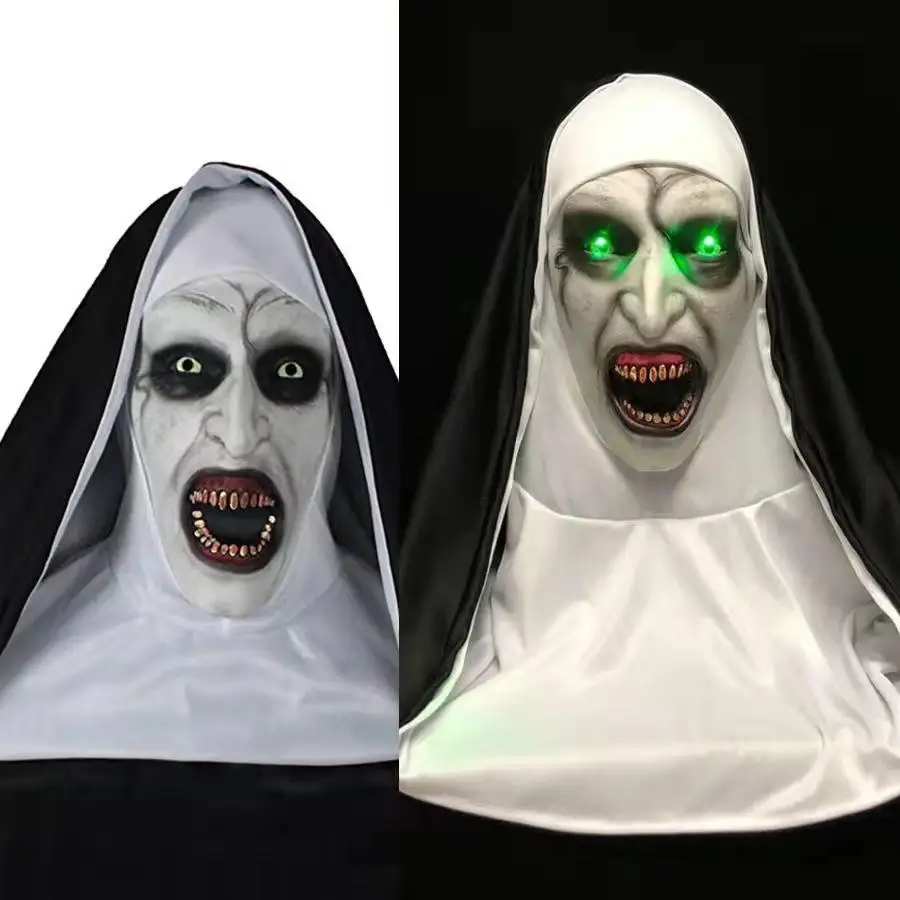 Halloween Mask Latex Mask Scary nun mask Horror Decoration Scary Ghost Face Headgear Headpiece Carnival Party Costume Props
Halloween Mask Latex Mask Scary nun mask Horror Decoration Scary Ghost Face Headgear Headpiece Carnival Party Costume Props