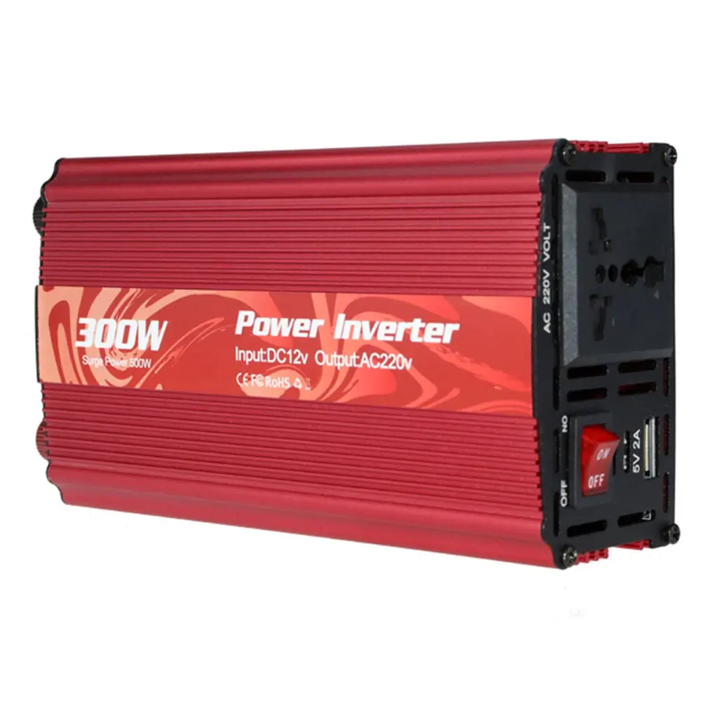 DC 12V To AC 110V 220V 300W Univesal Modified Sine Wave 3.1A Inverter Adapter Converter Auto Charger Car Power Inverter
DC 12V To AC 110V 220V 300W Univesal Modified Sine Wave 3.1A Inverter Adapter Converter Auto Charger Car Power Inverter