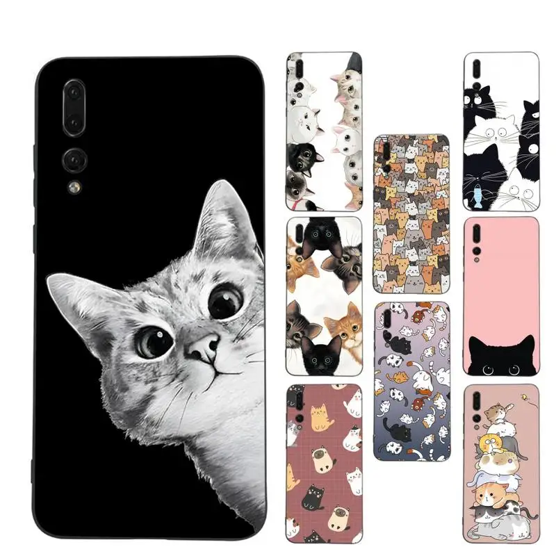 Cat Cute Kitten Cartoon Phone Case Soft Silicone Case For Huawei P 30lite p30 20pro p40lite P30 Capa
Cat Cute Kitten Cartoon Phone Case Soft Silicone Case For Huawei P 30lite p30 20pro p40lite P30 Capa