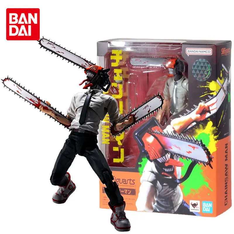 15 см Bandai оригинальные S.H. Фигуртс цепная пила человек Denji шарниры подвижные аниме экшн-фигурки коллекционные модели игрушки подарки для детей
15 см Bandai оригинальные S.H. Фигуртс цепная пила человек Denji шарниры подвижные аниме экшн-фигурки коллекционные модели игрушки подарки для детей