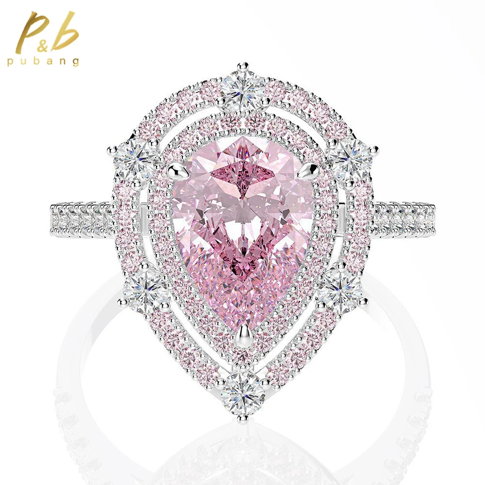 PuBang for Women Anniversary Gifts Fine Jewelry 100% 925 Sterling Silver Pink Gem Created Moissanite Cocktail Ring Free Shipping
PuBang for Women Anniversary Gifts Fine Jewelry 100% 925 Sterling Silver Pink Gem Created Moissanite Cocktail Ring Free Shipping