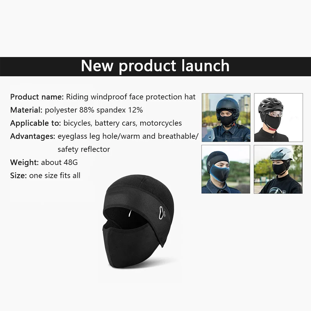 Riding Hat Wind-proof Cycling Cap Bicycles Motorcycle Headgear Breathable Headwear Cold Weather Head Warmer Protector
Riding Hat Wind-proof Cycling Cap Bicycles Motorcycle Headgear Breathable Headwear Cold Weather Head Warmer Protector