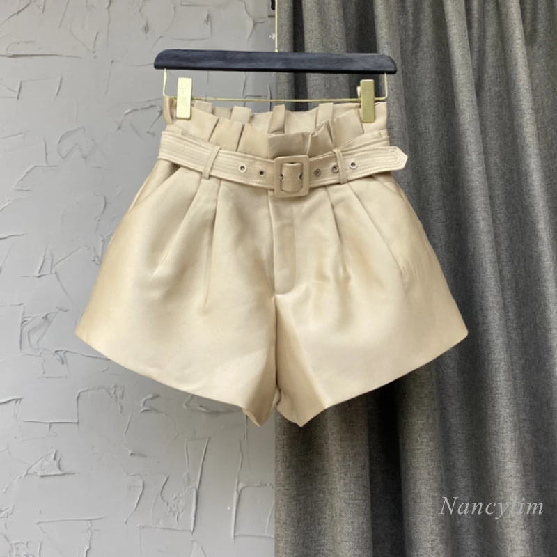 Summer Shorts for Women 2022 New Korean Style Female Clothing High Waist Casual Glossy Satin Wide-Leg Short Lady
Summer Shorts for Women 2022 New Korean Style Female Clothing High Waist Casual Glossy Satin Wide-Leg Short Lady