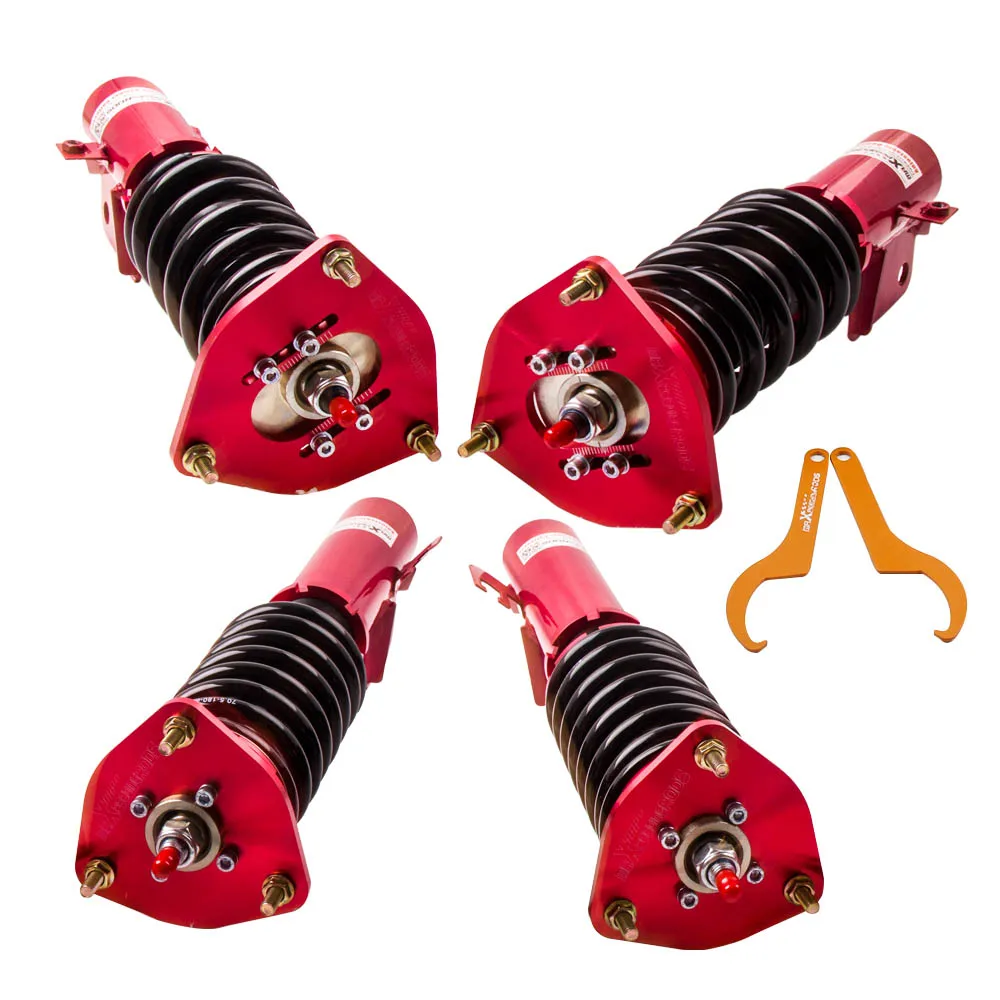 Compelte Coilovers for Subaru Impreza GF5 GF6 GF8 GC8 GC6 GC7 92-00 Shock Struts Adjust Coilovers Suspension Kit
Compelte Coilovers for Subaru Impreza GF5 GF6 GF8 GC8 GC6 GC7 92-00 Shock Struts Adjust Coilovers Suspension Kit