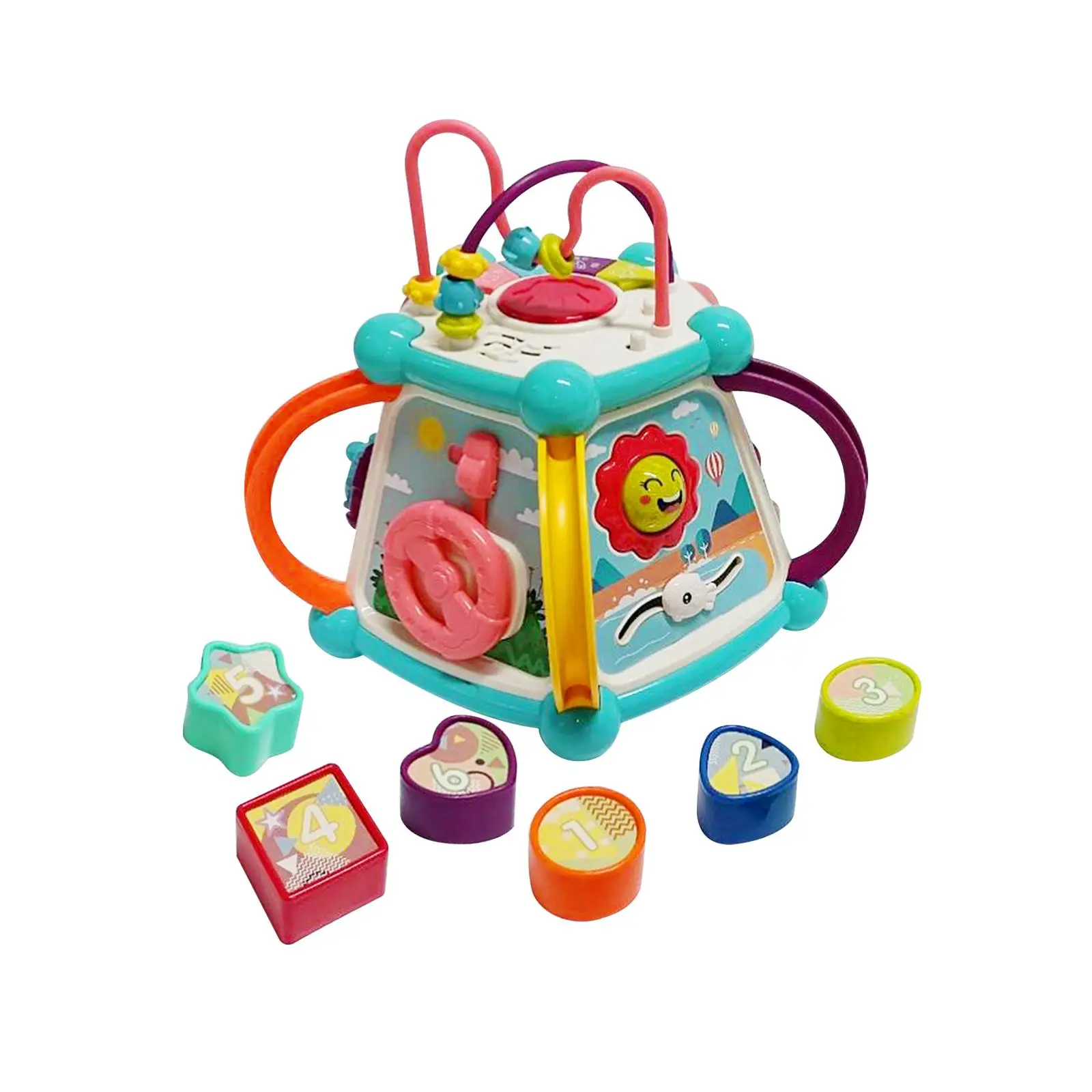 Musical Activity Cube Toy Learning Puzzle Toy Educational Toys Early Development Baby Musical Toys for Boys Girls Toddlers Gift
Musical Activity Cube Toy Learning Puzzle Toy Educational Toys Early Development Baby Musical Toys for Boys Girls Toddlers Gift