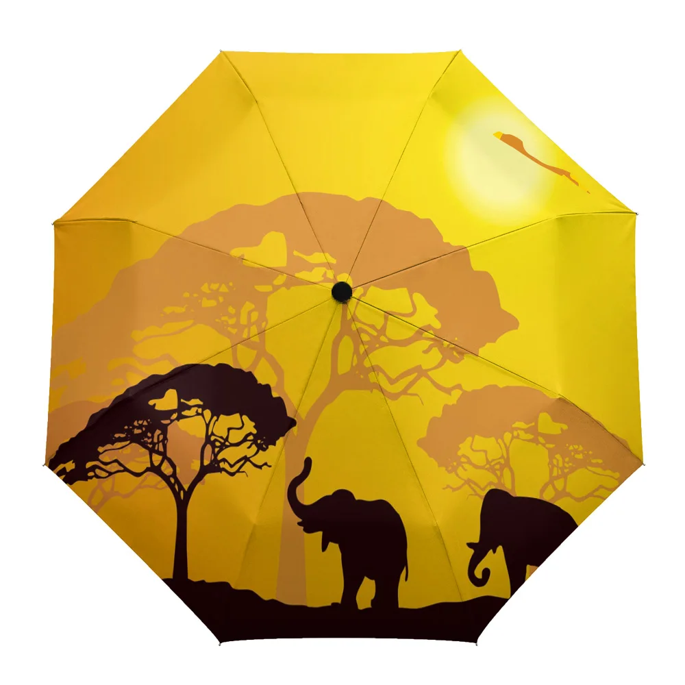 Elephant Woods Golden Sunny Umbrella Automatic Beach Umbrella Outdoor Adults Printed Rain Umbrella for Men Kids Parasol
Elephant Woods Golden Sunny Umbrella Automatic Beach Umbrella Outdoor Adults Printed Rain Umbrella for Men Kids Parasol