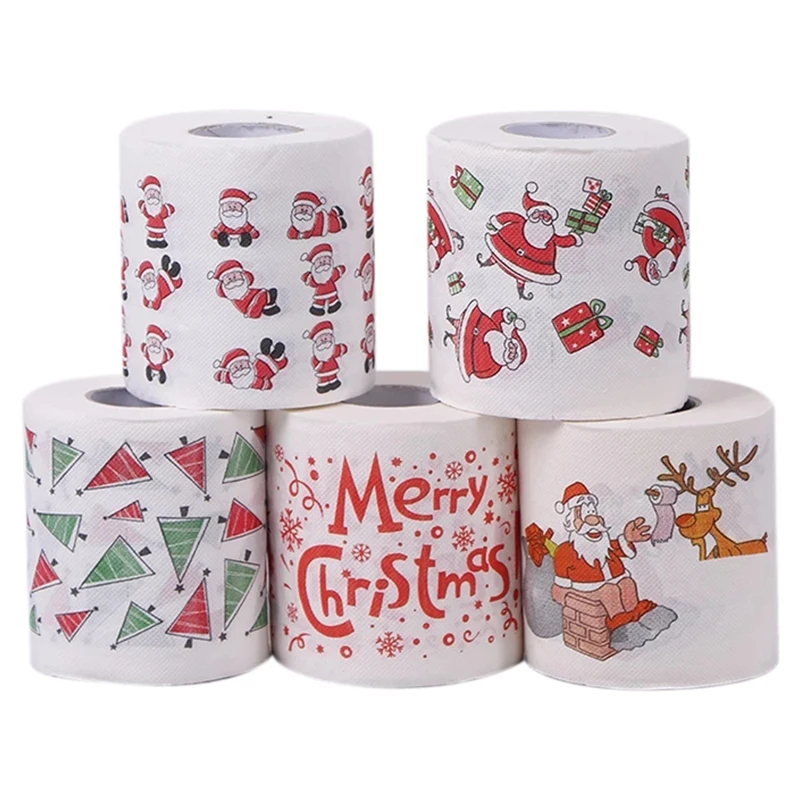 5 Styles Santa Claus Paper Roll Tissue Paper Towels Christmas Decorations Xmas Santa Office Room Toilet Paper 5 Roll 
5 Styles Santa Claus Paper Roll Tissue Paper Towels Christmas Decorations Xmas Santa Office Room Toilet Paper 5 Roll