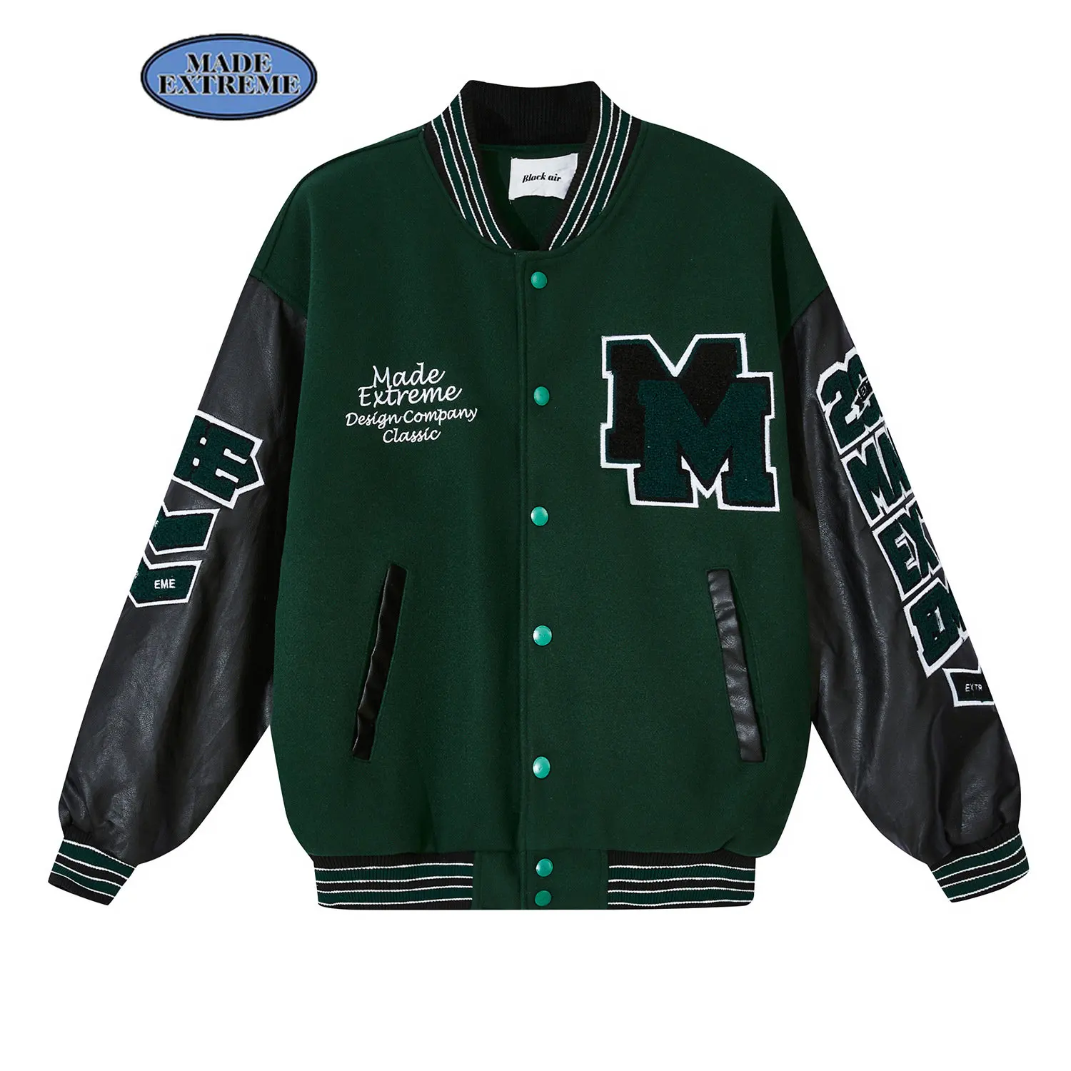 MADE EXTREME bomber jacket warm coats y2k varsity jacket men thick baseball jacket harajuky hip hop motorcycle jacket
MADE EXTREME bomber jacket warm coats y2k varsity jacket men thick baseball jacket harajuky hip hop motorcycle jacket