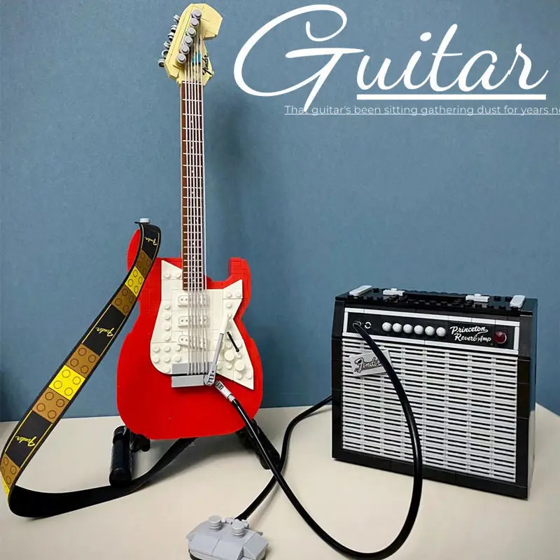 Creative Series Red Guitar Music Fender 2IN1 Model Building Block Brick Children's Toy Holiday Christmas Surprise Gift IN Stock
Creative Series Red Guitar Music Fender 2IN1 Model Building Block Brick Children's Toy Holiday Christmas Surprise Gift IN Stock