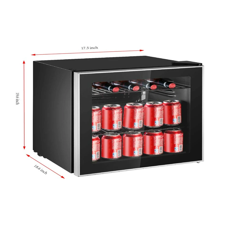 

or 17-Bottle Adjustable Beverage Center Refrigerator with Silver Trim RMIS104, Black