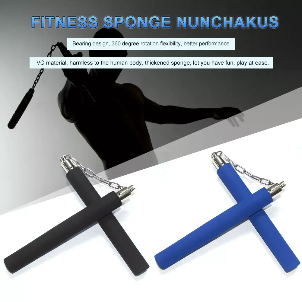 Sponge Safety Fitness Nunchaku Kung Fu Practice Training Stick Children Adults Chinese Martial Arts Equipment
Sponge Safety Fitness Nunchaku Kung Fu Practice Training Stick Children Adults Chinese Martial Arts Equipment