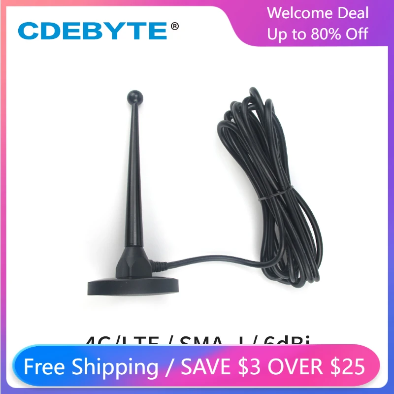 4G Antenna Wifi LTE SMA-J High Gain 6dbi Copper Magnetic Base Feeder External Cable Omnidirectional Aerial
4G Antenna Wifi LTE SMA-J High Gain 6dbi Copper Magnetic Base Feeder External Cable Omnidirectional Aerial
