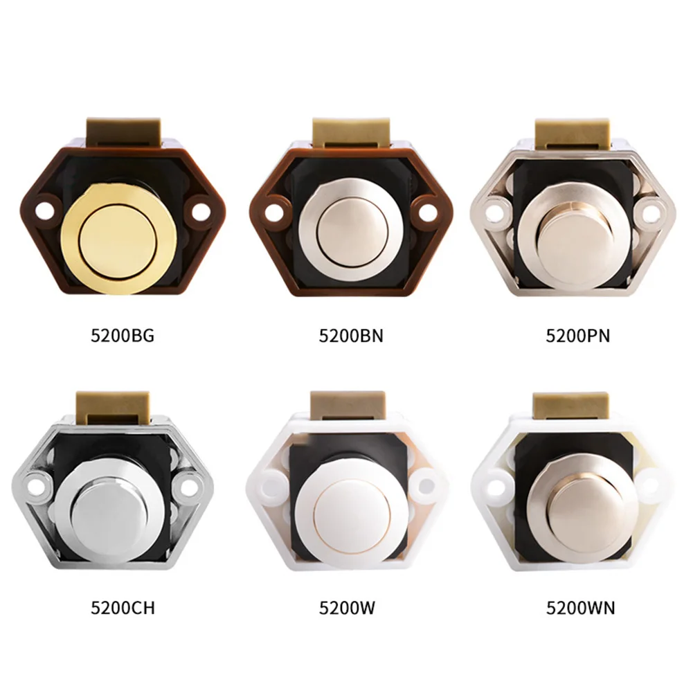 Diameter 20MM Camper Push Lock Caravan Boat Drawer Latch Button Door Lock Suitable For 15-27mm Thick Door Button Locks Hardware
Diameter 20MM Camper Push Lock Caravan Boat Drawer Latch Button Door Lock Suitable For 15-27mm Thick Door Button Locks Hardware