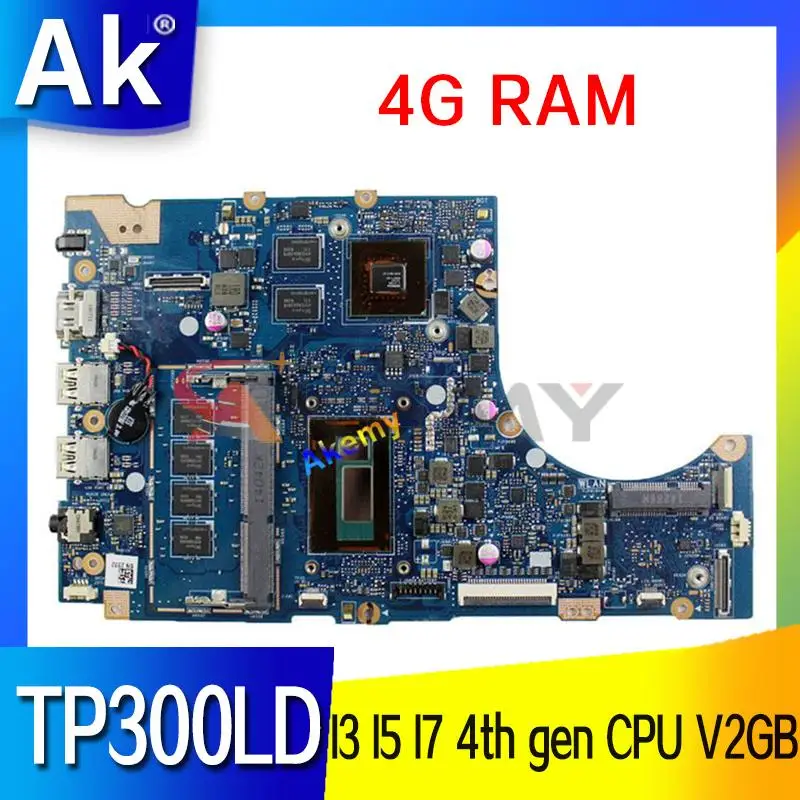 TP300LD Материнская плата Asus TP300LA TP300LJ TP300L Q302L Q302LA материнская плата для ноутбука 4G RAM I3 I5 I7 4-го поколения CPU V2GB
TP300LD Материнская плата Asus TP300LA TP300LJ TP300L Q302L Q302LA материнская плата для ноутбука 4G RAM I3 I5 I7 4-го поколения CPU V2GB