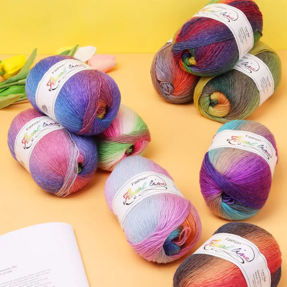 Creative Household Products Wolle Hand Knitted Rainbow Yarn Hand-made Crochet Wool Yarn Wool Ball
Creative Household Products Wolle Hand Knitted Rainbow Yarn Hand-made Crochet Wool Yarn Wool Ball