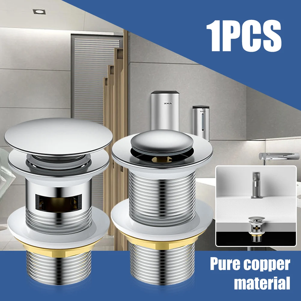 Universal Stainless Steel Basin Pop-Up Bounce Core Basin Drain Filter Hair Catcher Sink Strainer Bathtub Stopper Bathroom Tool
Universal Stainless Steel Basin Pop-Up Bounce Core Basin Drain Filter Hair Catcher Sink Strainer Bathtub Stopper Bathroom Tool