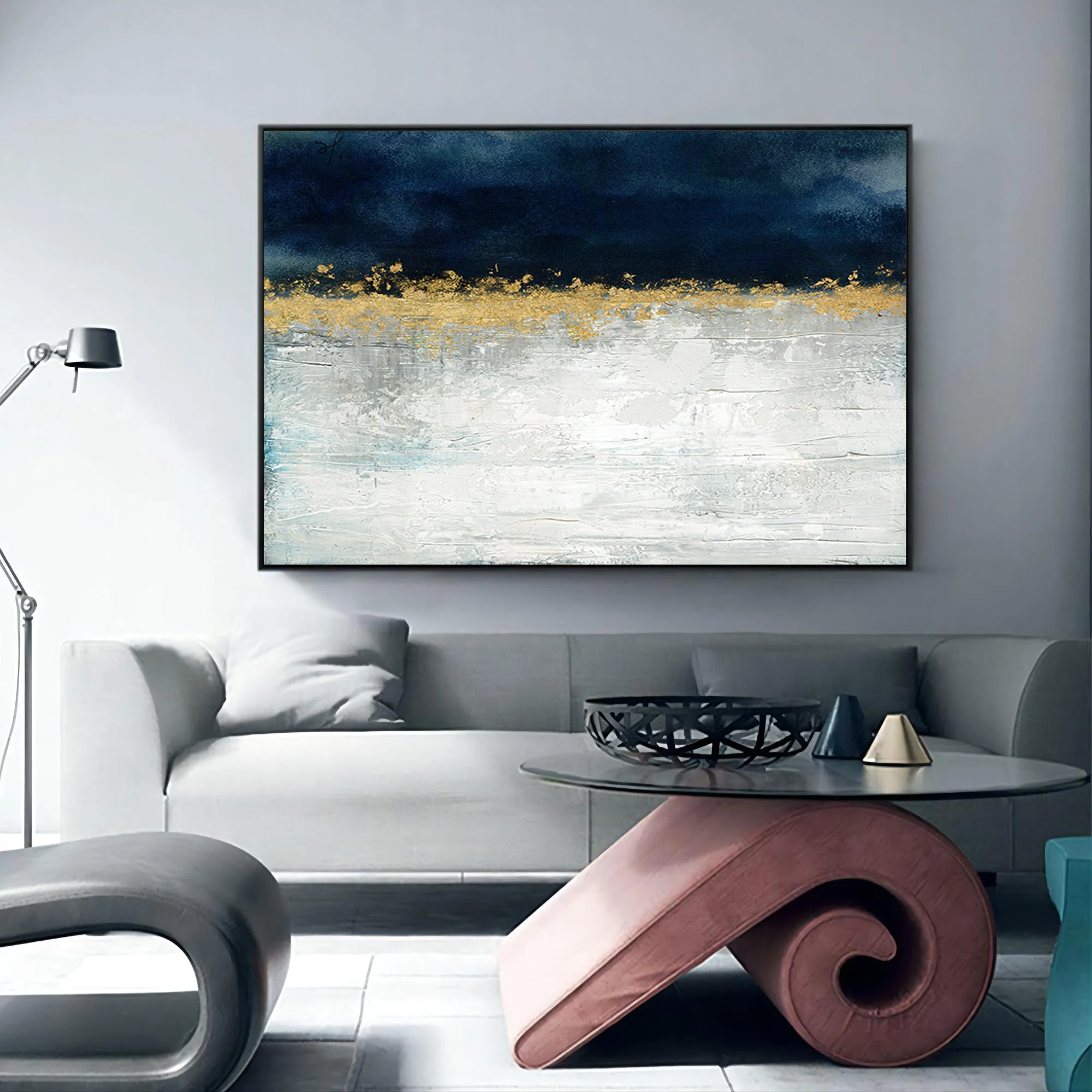 superior Original Modern Abstract Oil Painting Handmade on Canvas White dark blue Wall Art Frameless Customizable
superior Original Modern Abstract Oil Painting Handmade on Canvas White dark blue Wall Art Frameless Customizable